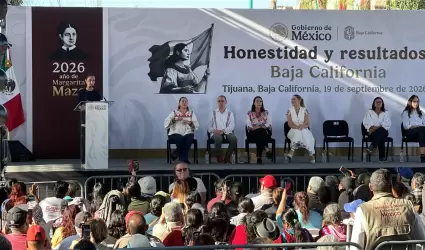 Sheinbaum rinde cuentas en Tijuana