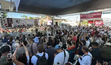 Sheinbaum rinde cuentas en Tijuana