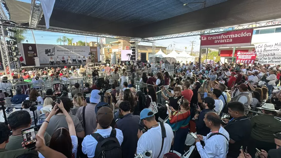 Sheinbaum rinde cuentas en Tijuana