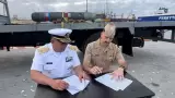 Entregan a la Armada de Estados Unidos torpedo de pr�ctica extraviado