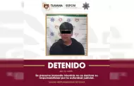 Arresta Polic�a Municipal a joven se�alado por violencia familiar y lesiones