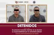Aseguran agentes de la SSPCM a dos hombres por su presunta responsabilidad en allanamiento de morada y da�os a propiedad ajena