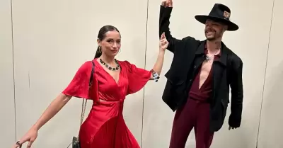 Jesse Huerta y su esposa