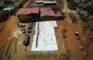 Contin�a construcci�n de la base operativa de la FESC en el Valle de Guadalupe