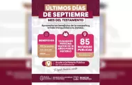 Invita Gobierno del Estado a aprovechar �ltimos d�as del "Mes del Testamento"