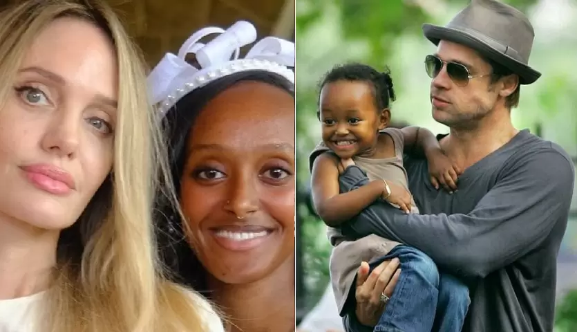 Juez autoriza a Zahara, hija de Brad Pitt y Angelina Jolie, quitarse el apellido de su padre.