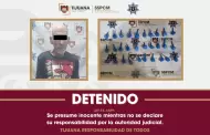 Arresta Polic�a Municipal a un hombre por presuntos delitos contra la salud