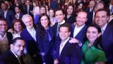 Asistentes al informe de Adri�n de la Garza