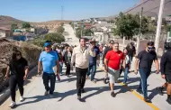 Supervisa Ismael Burgue�o Ruiz obra de pavimentaci�n en la colonia El Ni�o
