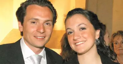 Emilio Lozoya y su hermana, Gilda Susana Lozoya.