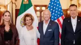 Mauricio Kuri y embajador Ronald Johnson