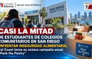 Casi la mitad de estudiantes de colegios comunitarios en San Diego enfrentan inseguridad alimentaria; Cal Coast lanza su octava campa�a anual "Pack th