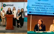 Barra de Abogadas Lic. Mar�a Sandoval de Zarco presenta propuestas para fortalecer la justicia para adolescentes en el Congreso de la Uni�n