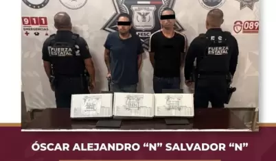 Detienen en Tijuana a dos presuntos "halcones" con arma y dron