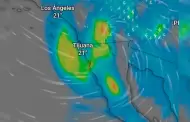 Advierte Protecci�n Civil BC por pron�stico de lluvias y vientos fuertes derivados de los remanentes del Cicl�n Rachel