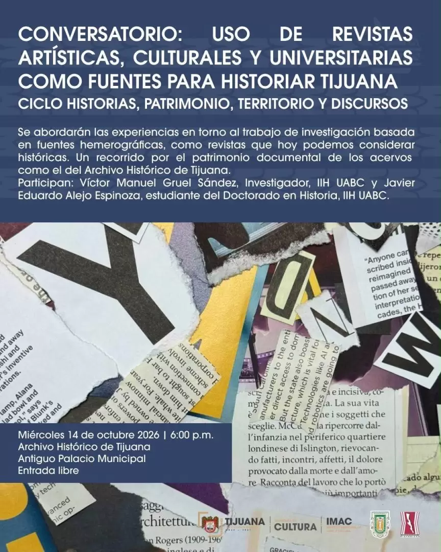 Promueven en Tijuana actividades para preservar la memoria histórica de la ciudad