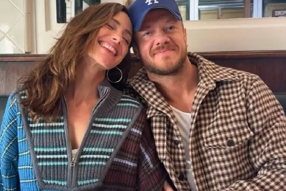 Dan Reynolds y la actriz Minka Kelly