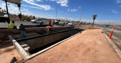 Avanza reparaci�n de afectaciones en la b�veda de R�o Nuevo en Mexicali