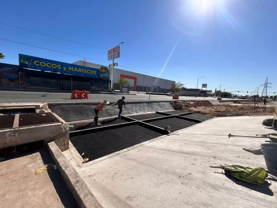 Avanza reparaci�n de afectaciones en la b�veda de R�o Nuevo en Mexicali