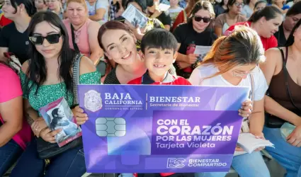 Entregan mil 100 nuevas Tarjetas Violeta en Mexicali