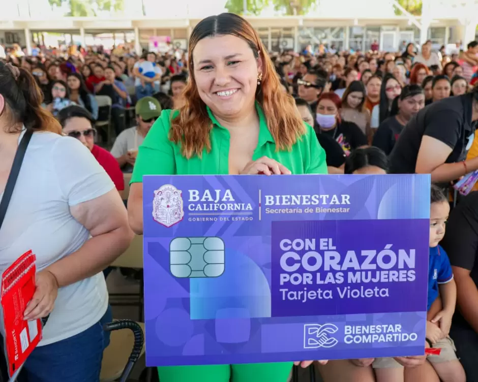 Entregan mil 100 nuevas Tarjetas Violeta en Mexicali