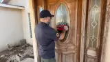 Supervisi�n por derrumbes en camino de Er�ndira