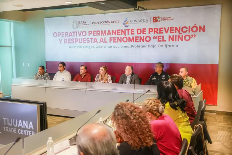 Activan Consejo Estatal de Protección Civil ante pronóstico de lluvias en BC