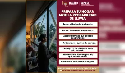 Medidas preventivas para los hogares ante la posible llegada de lluvias a la reg