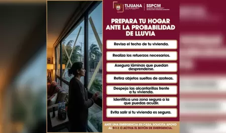 Medidas preventivas para los hogares ante la posible llegada de lluvias a la reg