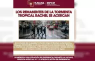 Exhorta SSPCM a tomar precauciones ante las pr�ximas lluvias en la regi�n