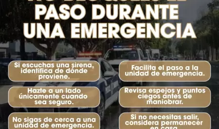 Exhorta la SSPCM a facilitar el paso a unidades de emergencia ante la lluvia en