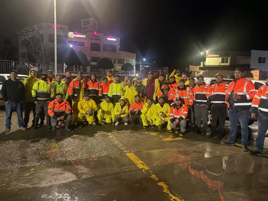 Salvaguardan a 150 personas y atienden afectaciones por condiciones climáticas en Rosarito