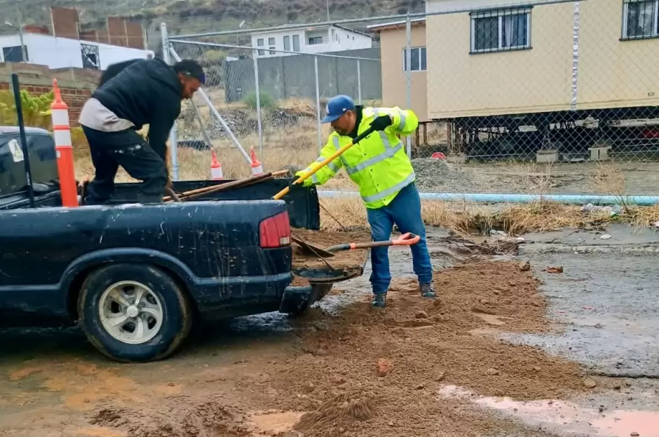 Gobierno de Tecate realiza operativos para proteger a las familias ante las lluvias