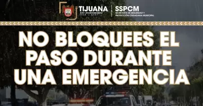 Exhorta la SSPCM a facilitar el paso a unidades de emergencia ante la lluvia en