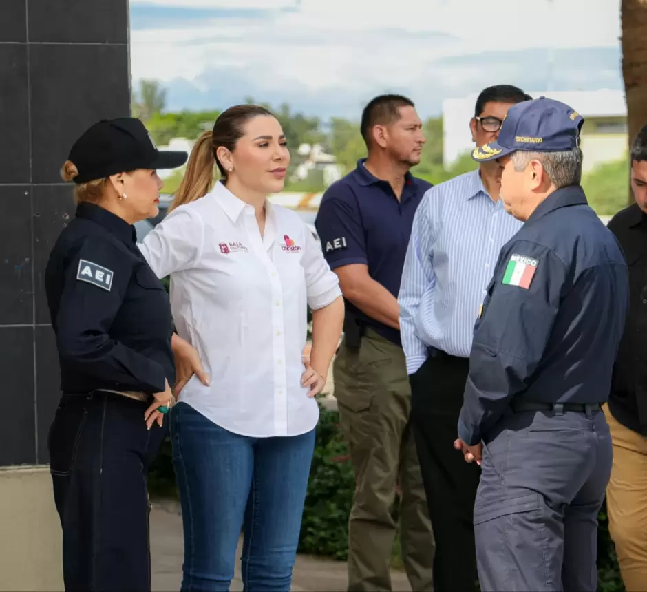 Gobierno de Baja California despliega más de 12 mil efectivos para atender afectaciones por Rachel