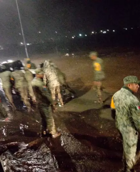 Despliega Defensa a m�s de 3 mil militares en Tijuana por remanentes de Rachel