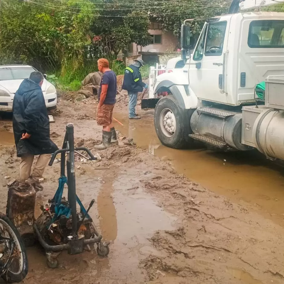 CESPT atiende efectos de las lluvias con desazolve, limpieza e inspecciones