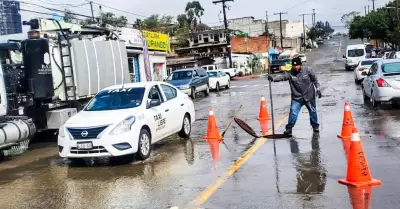 CESPT atiende efectos de las lluvias con desazolve, limpieza e inspecciones