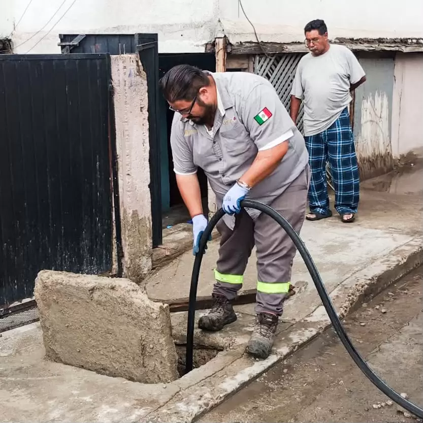 CESPT atiende efectos de las lluvias con desazolve, limpieza e inspecciones