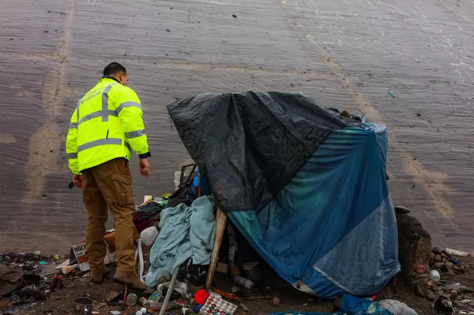 Reitera Gobierno de Baja California llamado a evacuar zonas de riesgo, como la canalización del río Tijuana, ante las lluvias