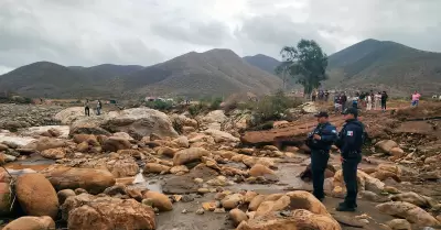Reportan segundo caso de desaparici�n de una familia por lluvias.