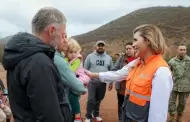 Rescatan a familias atrapadas por las lluvias en rancho G�nesis con apoyo de la defensa y gobierno de Marina del Pilar