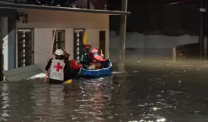 Cruz Roja atendi� 167 emergencias y realiz� cuatro rescates durante tormenta Rac