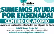 Llama Index Zona Costa BC a sumar esfuerzos en favor de las familias afectadas por la tormenta tropical Rachel