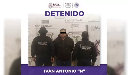 Escuadr�n Violeta detiene a presunto agresor por violencia dom�stica