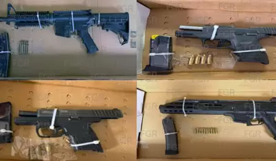Vinculan a proceso a cuatro menores detenidos con armas de uso exclusivo del Ej�