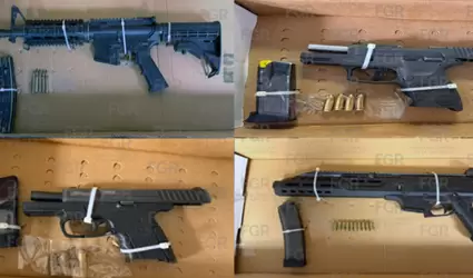 Vinculan a proceso a cuatro menores detenidos con armas de uso exclusivo del Ej�