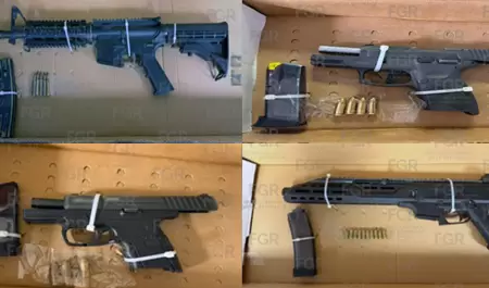 Vinculan a proceso a cuatro menores detenidos con armas de uso exclusivo del Ej�