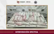 Asegura SSPCM m�s de 21 kilogramos de presunta droga conocida como cristal"