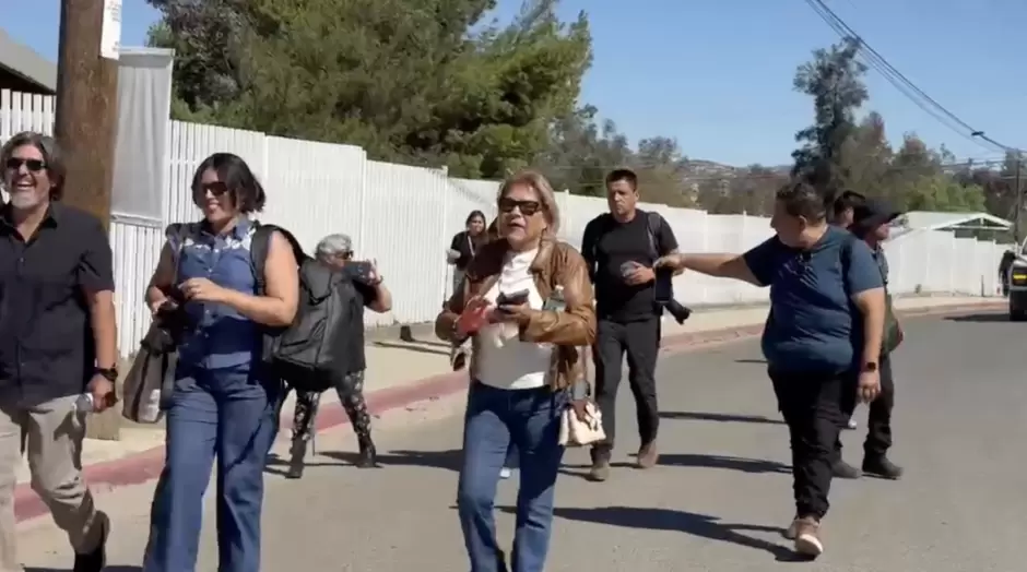 Periodistas se manifiestan en Tecate por agresión contra reportero